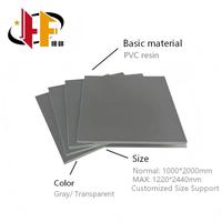Panneau d'isolation en plastique d'ingénierie PVC gris Hengfeng - Ignifuge, imperméable, résistance à la traction de 320 MPa, -40-250 °C, 10-15 kV/m