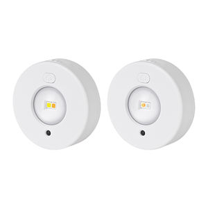 תאורת לד עגולה מגנטית עם שלט רחוק, עמעום, RGB, נטענת לארון - Product Image 5