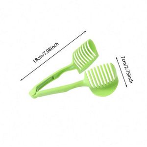Custom logo Handheld Multifunctional Food Clip Stainless Steel and Plastic Lemon Slicer Round Divider Manual Fruit Divider <b>Gifts</b> - Product Image 2