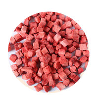 Bulk Krokante Fruit Snacks Groothandel Vriesgedroogde Aardbeienstukjes Suiker Vrij Vriesgedroogde Aardbeienplakjes voor Yoghurt Havermout