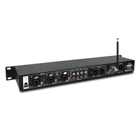 Sool1u — mixeur Audio professionnel, 3 micro, Phantom Power, 19 pouces, préamplificateur à monter sur rack, avec lecteur multimédia, USB BT, PAS-1524