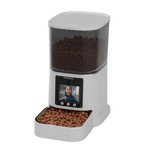 Distributeur intelligent <span class=keywords><strong>de</strong></span> nourriture pour animaux <span class=keywords><strong>de</strong></span> compagnie WiFi pour <span class=keywords><strong>chatons</strong></span>, capacité 5L, appel vidéo bidirectionnel, reconnaissance IA, conception étanche, alimentation à distance, ABS - Product Image 5