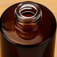 Botellas de Vidrio Ámbar de 30ml y 50ml con Pulverizador a Presión, Botellas Recargables Cosméticas a Prueba de Luz, Botellas para Lociones y Perfumes