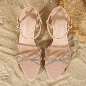 Giày cao gót nữ sang trọng nhẹ nhàng, kiểu dáng mới mùa hè, mũi nhọn, gót nhọn, hở gót, tăng chiều cao - Product Image 4