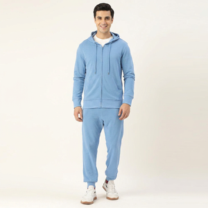Ensemble de survêtement pour homme, tendance, manches longues, 400 GSM, produit très demandé, poids moyen, ensemble de survêtement pour homme - Product Image 1