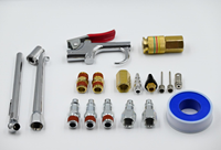 Kit d'accessoires pour compresseur d'air 20 pièces, comprend une perceuse pneumatique, support OEM personnalisé