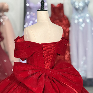Robe de soirée de luxe vintage Dy6810 en organza couleur bonbon, ornée de paillettes, style princesse, pour Quinceañera - Product Image 2