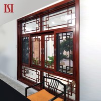 Ventana corredera de aluminio personalizada de marca superior, segura y confiable, fácil de limpiar con patrón de apertura horizontal y malla de pantalla de Villa