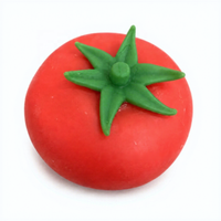 Jouets anti-stress en forme d'œuf de fruits, blocs de construction croustillants, simulation réaliste, vente en gros