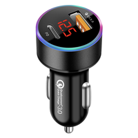 Chargeur de voiture double USB 36W à charge rapide Vente en gros Téléphone portable de voyage Type c PD Chargeur de voiture
