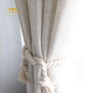 <span class=keywords><strong>Tende</strong></span> <span class=keywords><strong>in</strong></span> <span class=keywords><strong>Lino</strong></span> Grigio <span class=keywords><strong>Lino</strong></span> e Bianco con Fodera Oscurante per Soggiorno e Camera da Letto - Product Image 4