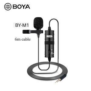 BOYA BY-M1 Mini Wired Lavalier Collar Tie Clip Mic Microphone for Iphone - Product Image 1