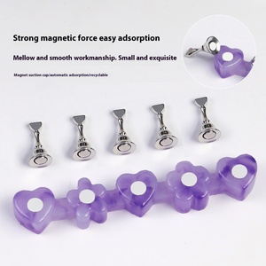 Support magnétique transparent en agate pour présentation et pratique des faux ongles – Outil de démonstration de haute qualité pour manucure - Product Image 3