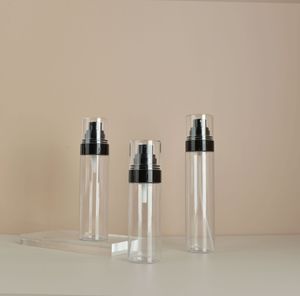 Rỗng Nhựa Cứng Pet Trong Suốt Nước Hoa Bao Bì Chai Cơ Thể Mist Container 80Ml 100Ml 120Ml Báo Chí Các Lotion Chai - Product Image 1