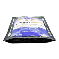 Sac d'emballage vertical personnalisable en aluminium brillant de 14 kg pour aliments pour lapins avec fermeture éclair