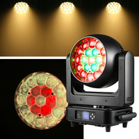 Projecteur LED RGBW 19x25W Aura Zoom Wash Moving Head Beam Wash DMX pour éclairage de scène, discothèque, concert, DJ