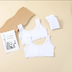 Nueva moda chico Modal Spandex orgánico Rosa 10 a 12 años adolescentes colegialas ropa interior sin costuras - Product Image 2