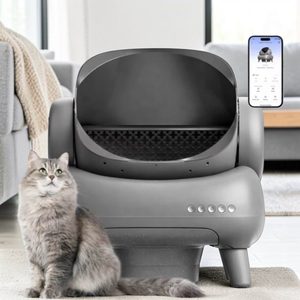 Caja de Arena Inteligente para Gatos con Limpieza Automática, Control de Olores, Fácil de Limpiar y Duradera, Capacidad de 65L, Control por Aplicación para Gatos de Todas las Edades - Product Image 1