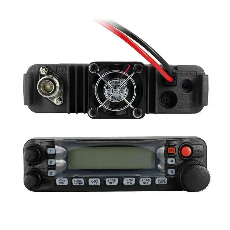 En iyi orijinal Walkie walkie-talkie 100km aralığı tekrarlayıcı UHF Vhf FT-7900 Dual Band araba walkie-talkie tarayıcı radyo