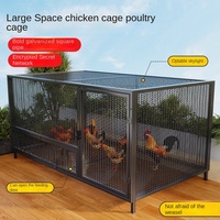 Enclos modulaire en treillis métallique pour animaux de compagnie, cage DIY pour petits animaux, clôture pour lapins, poulets, canards, utilisation intérieure et extérieure