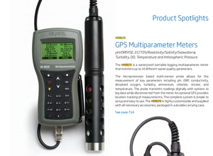 HANNA HI9829-12102 HI9829, GPS, registrando com PH/ORP, EC, FAZEM, sonda de 10 medidores, estojo, 230V - Product Image 6