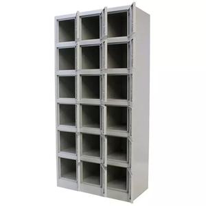 <span class=keywords><strong>Casier</strong></span> de rangement pour meubles de bureau, portable, à 18 portes, piscine, en acier, compartiments multiples, mobilier de travail - Product Image 4