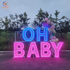 Đèn chữ cái số LED khổng lồ RGB 3ft 4ft 5ft Oh BABY khuyến mãi nóng 2026 dùng trang trí sân khấu đám cưới, tiệc ngoài trời - Product Image 5