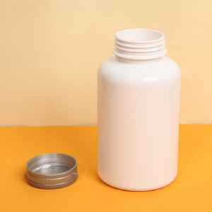 <b>200ml</b> tear-off <b>bottle</b> with tear-off cap, cylindrical PET plastic solid health supplement food calcium tablet <b>bottle</b>, blueberry - Product Image 1