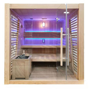 Sauna a Calore Secco per Terapia, Sauna Domestica, Cabina Sauna a Secco, Hammam Turco, Sauna per Terapia del Sale, Infrarossi a Spettro Completo, Vapore a Infrarossi - Product Image 2