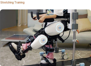 Exosquelette d'entraînement de rééducation à la marche pour membres inférieurs en alliage d'aluminium réglable, capacité 120 kg, pour enfants atteints de paralysie cérébrale - Product Image 5