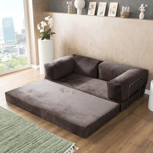 Divano <span class=keywords><strong>Letto</strong></span> Modulare per Soggiorno, Minimalista Multifunzionale Espandibile in Schiuma Compressa - Product Image 5