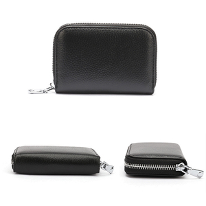 <span class=keywords><strong>Porte</strong></span>-cartes <span class=keywords><strong>carré</strong></span> à fermeture éclair de grande capacité <span class=keywords><strong>Porte</strong></span>-<span class=keywords><strong>monnaie</strong></span> étanche Portefeuille d'affaires court en cuir PU - Product Image 6