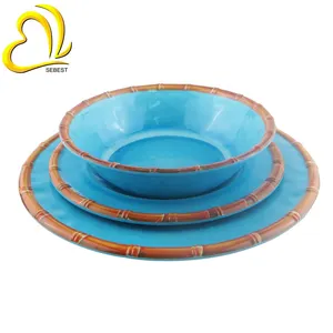 Đồ Dùng Nhà Bếp Bằng Nhựa Mới 2019 Các Thương Hiệu Sắp Ra Mắt Món Tre Melamine Ngon Nhất Món Cơm Tròn Đồ Để Bàn