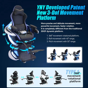 Yhy tùy chỉnh thiết kế cuối cùng crossing2 roller coaster Simulator 9D ghế chuyển động XD VR Cinema - Product Image 4