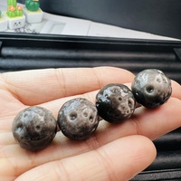Vente en gros de sphères de lune en obsidienne dorée et argentée de haute qualité de 15 mm pour la fabrication de bijoux, de pendentifs et de bracelets DIY