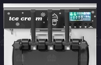 Commercial Automatique Petit Cône Sundae Machine À Crème Glacée Molle Bureau Source Électrique Verticale-Produit du fabricant