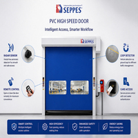 Pintu Gulung PVC Kedap Udara Antistatik Anti Debu Kecepatan Tinggi untuk Ruang Bersih Laboratorium Biologi dan Pusat Penelitian Medis