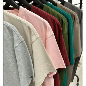 T-shirt unisexe blanc personnalisé de haute qualité, surdimensionné, 240 g/m², 100 % coton, uni, formel, pour homme - Product Image 3