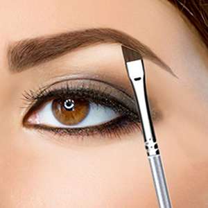<span class=keywords><strong>Pinceau</strong></span> Eyeliner Angle en Aluminium <span class=keywords><strong>Pinceau</strong></span> de Maquillage Simple Incliné Petit Revêtement Ailé Application Contrôle de Précision Angle Plat - Product Image 5