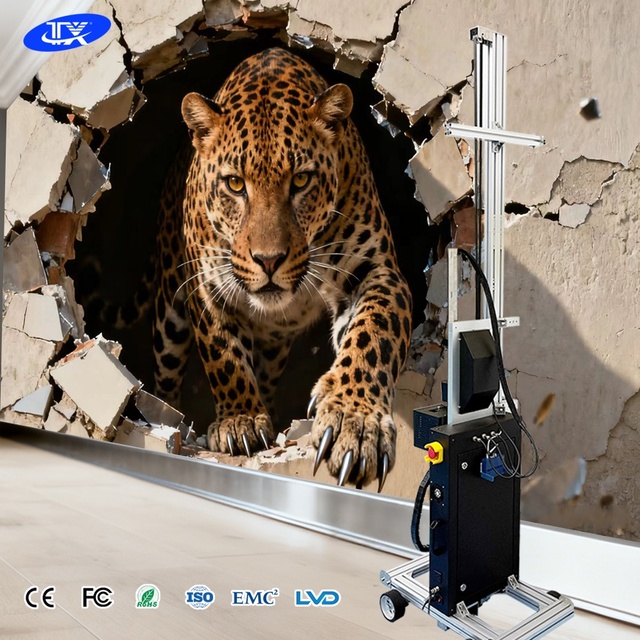 UV Imprimante Murale 3D Vertical Wall Printer Wall and Floor All in One Painting Machine