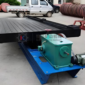 금 구리 주석 광물 가공 공장 금 중력 분리기를위한 고효율 금 채광 장비 흔들 테이블 - Product Image 1