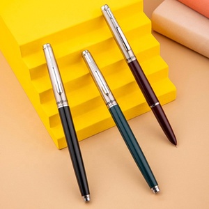 Old Classic <strong>HERO</strong> 007 Oblique Metal Fountain <strong>Pen</strong> Stainless Steel Tip 0.5mm Writing Width for Writing Students Finance - Product Image 2