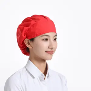 100% Cotton Ladies Anti-hair Cap Hospital Uniform Printed Scrub Nurse Hat Pet Nursing Scrubs Caps Satin Lined Hat Beauty Cap
