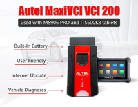 Herramienta Original Autel MaxiVCI VCI 200 Bluetooth, Compatible con Tablets de Diagnóstico MS906 PRO, ITS600K8 y KM100