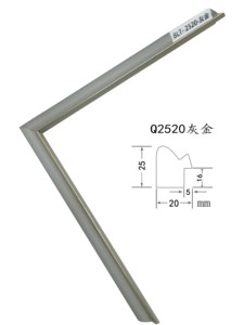 Cornice per Foto A3 in Legno Naturale Ecologico su Misura con Design Moderno e Sottile con Inserto Dorato, Forniture Professionali per Cornici - Product Image 6