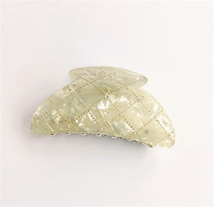 Pince à cheveux en acétate de haute qualité, pince à cheveux personnalisée pour femmes, avec strass, accessoires pour cheveux - Product Image 2