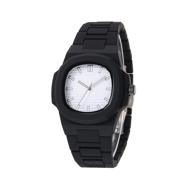 Shop for Watches Online Luminous Black Silicon Watch Waterproof Sport Polycarbon Plastic Unisex Watches Customer's Dear Fittings