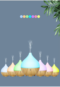 Meilleure vente <span class=keywords><strong>diffuseur</strong></span> d'<span class=keywords><strong>huiles</strong></span> <span class=keywords><strong>essentielles</strong></span> 7 couleurs Led veilleuse USB grain de bois humidificateur d'air à ultrasons pour bureau à domicile - Product Image 4