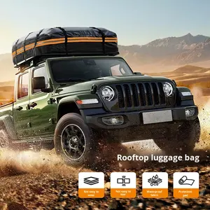 <span class=keywords><strong>Sac</strong></span> <span class=keywords><strong>de</strong></span> <span class=keywords><strong>toit</strong></span> <span class=keywords><strong>de</strong></span> <span class=keywords><strong>voiture</strong></span> universel imperméable, best-seller transfrontalier, poche en filet, design pliable, double couche, fixation par sangle, 70 kg - Product Image 1