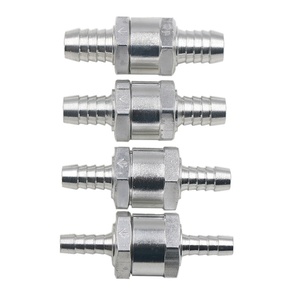 6MM 8MM 10MM 12MM 14MM Aluminium One Way Non Return Check Valve For Fuel Petrol Diesel Oil Water - 34